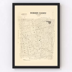 Borden County Map 1892