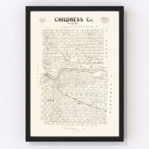Childress County Map 1891