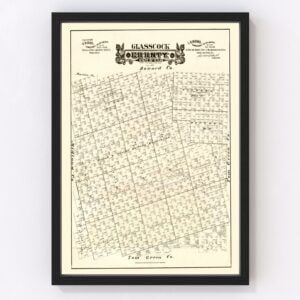 Glasscock County Map 1888