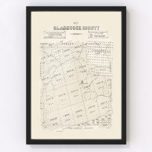 Glasscock County Map 1890