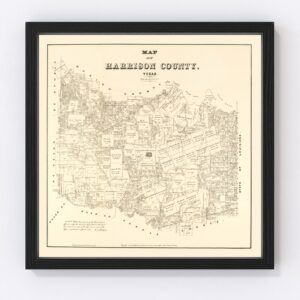 Harrison County Map 1879