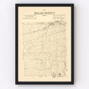Nolan County Map 1890