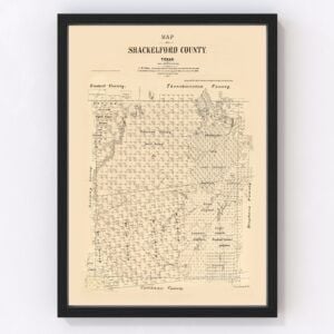 Shackelford County Map 1879