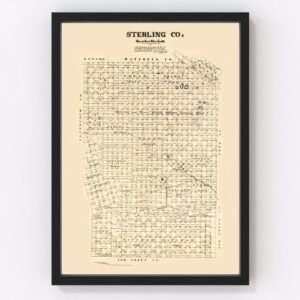 Sterling County Map 1892