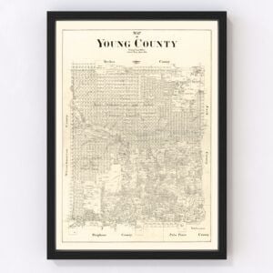 Young County Map 1898