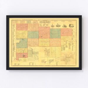 Auglaize County Map 1860