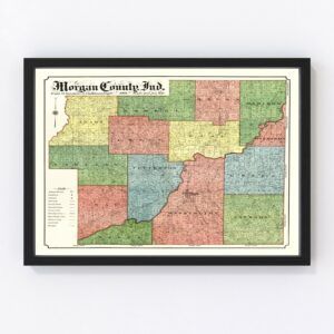 Morgan County Map 1909