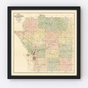 La Crosse County Map 1890