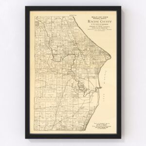 Racine County Map 1893