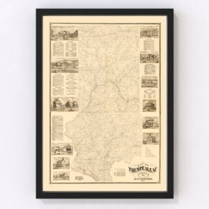Trempealeau County Map 1877