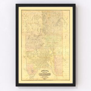 Ramsey County Map 1885