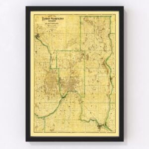 Washington County Map 1887