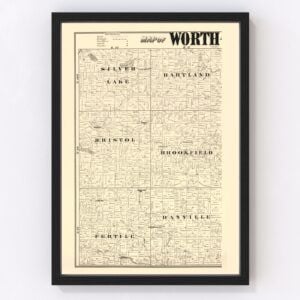 Worth County Map 1894