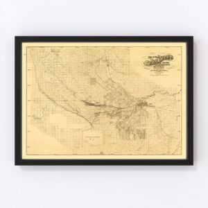 Kern County Map 1897