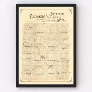 Jefferson County Map 1889