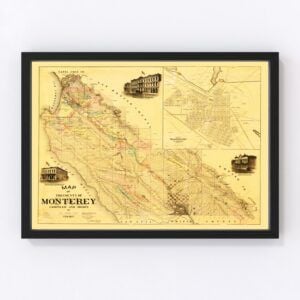 Monterey County Map 1877