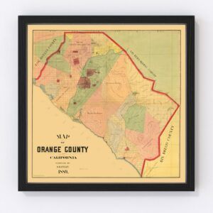 Orange County Map 1889