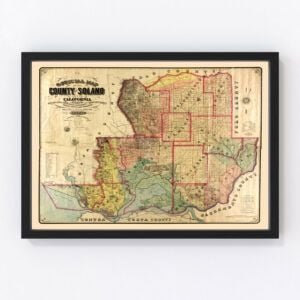 Solano County Map 1890