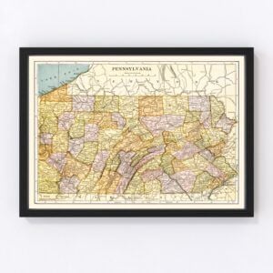 Pennsylvania Map 1903