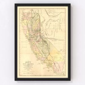 California Map 1851