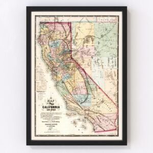 California Map 1867