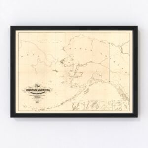 Alaska Map 1867