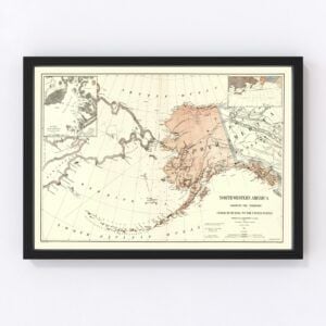 Alaska Map 1867