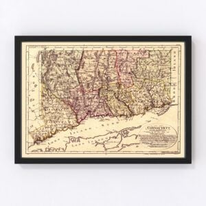 Connecticut Map 1796