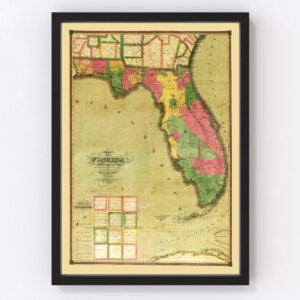 Florida Map 1829