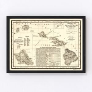 Hawaii Map 1893