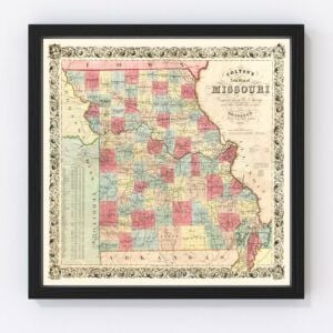 Missouri Map 1851