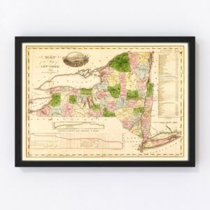 New York Map 1833