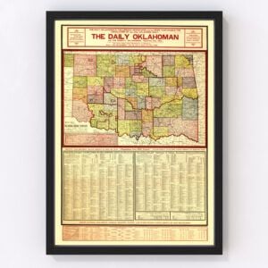 Oklahoma Map 1905