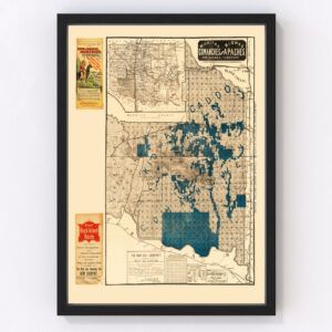 Oklahoma Map 1890
