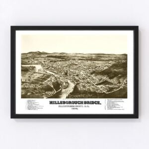 Hillsborough-Bridge Map 1884