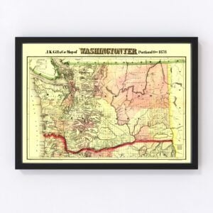 Washington Map 1878