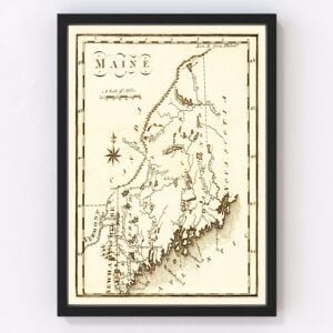 Maine Map 1795