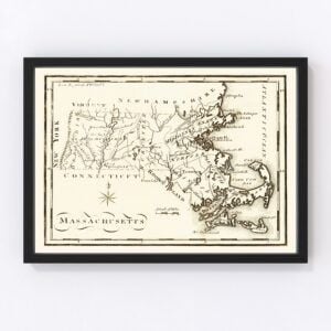 Massachusetts Map 1795