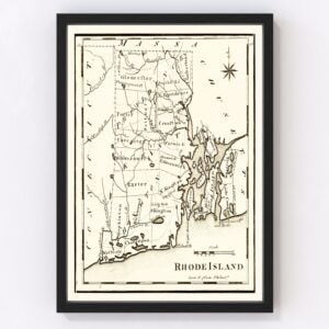Rhode Island Map 1795