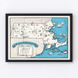 Massachusetts Map 1931