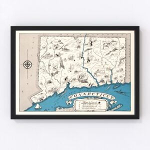 Connecticut Map 1931