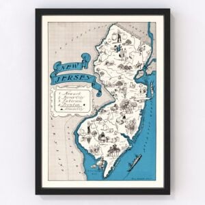 New Jersey Map 1931