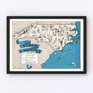 North  Carolina Map 1931
