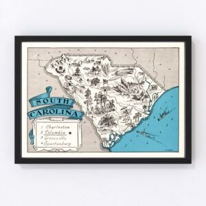 South Carolina Map 1931
