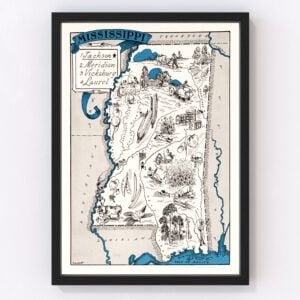 Mississippi Map 1931