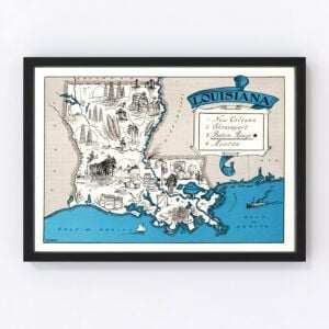 Louisiana Map 1931