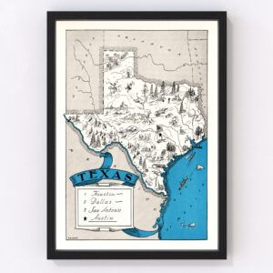 Texas Map 1931