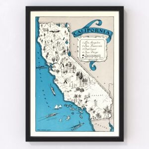 California Map 1931
