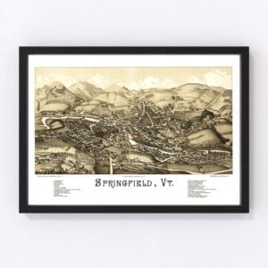 Springfield Map 1886