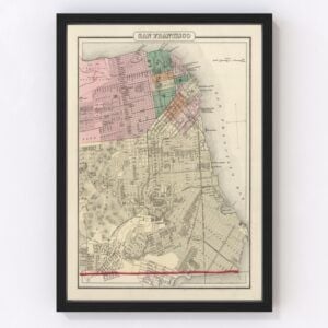 San Francisco Map 1874